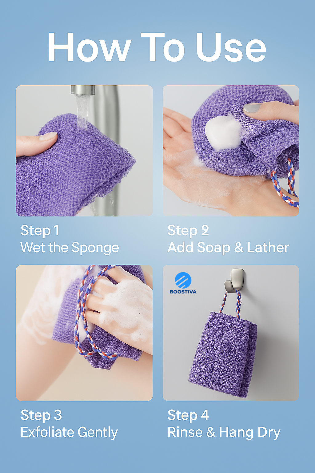 GlowWeave™ African-Inspired Exfoliating Sponge